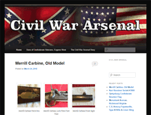 Tablet Screenshot of civilwararsenal.com